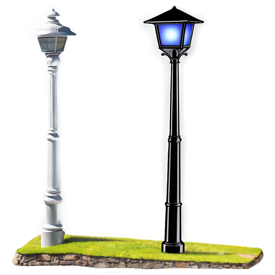 Illuminated Light Pole Png Qtp PNG