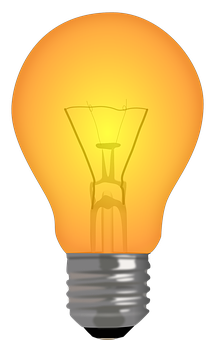 Illuminated Lightbulb Glowing PNG