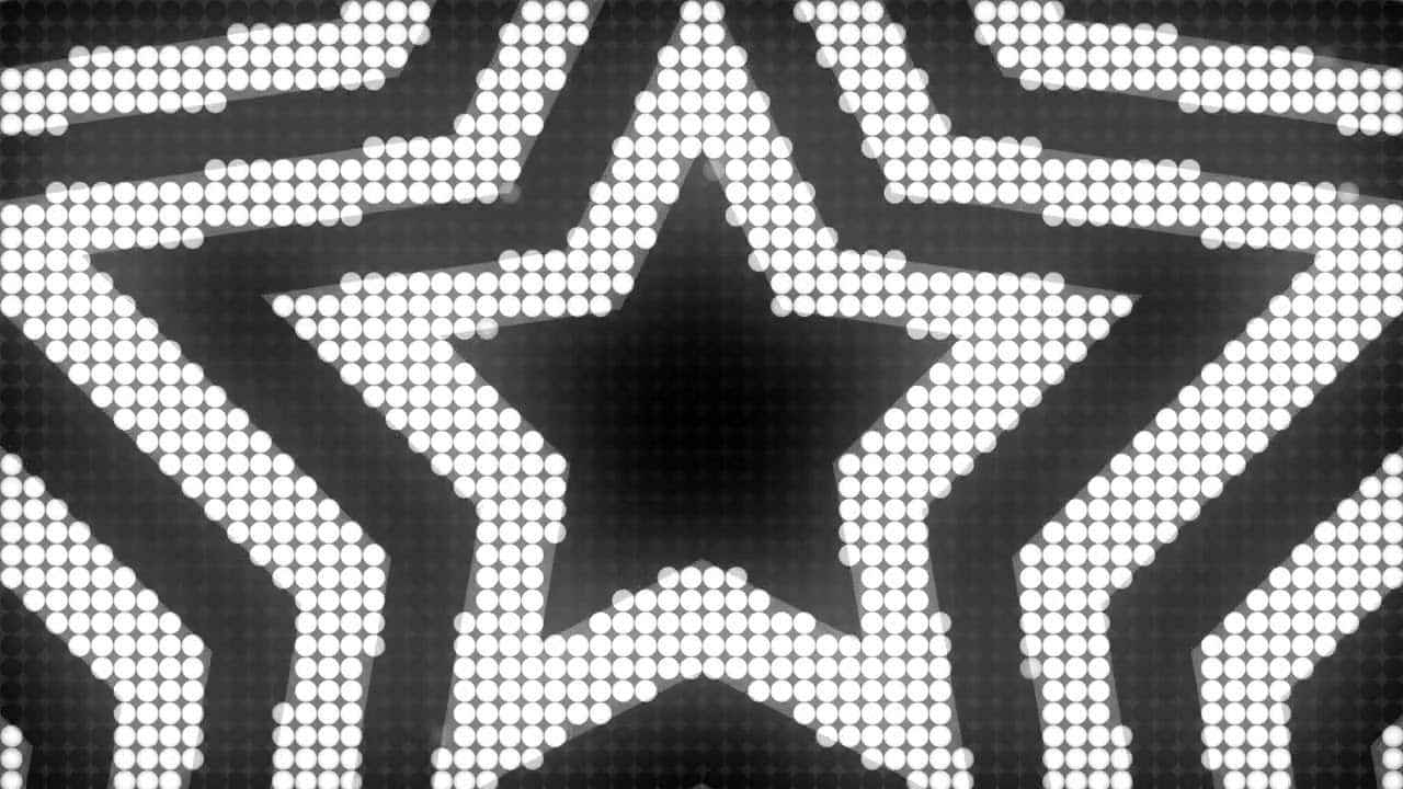 Illuminated Star Pattern Wallpaper