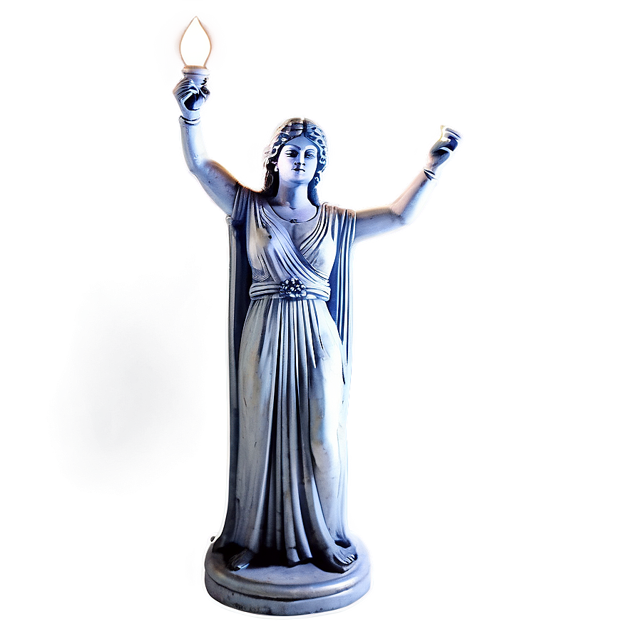 Illuminated Statue Png 05242024 PNG