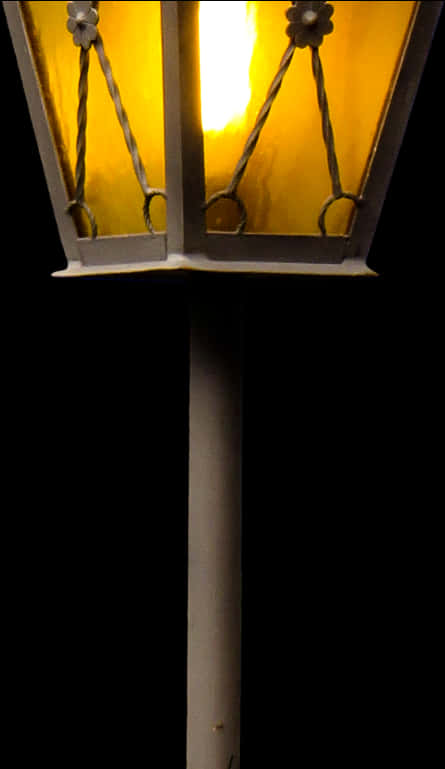 Illuminated Street Lampat Night PNG