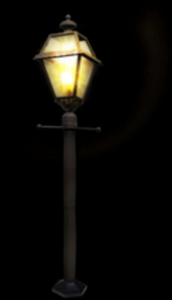 Illuminated Street Lampat Night.jpg PNG
