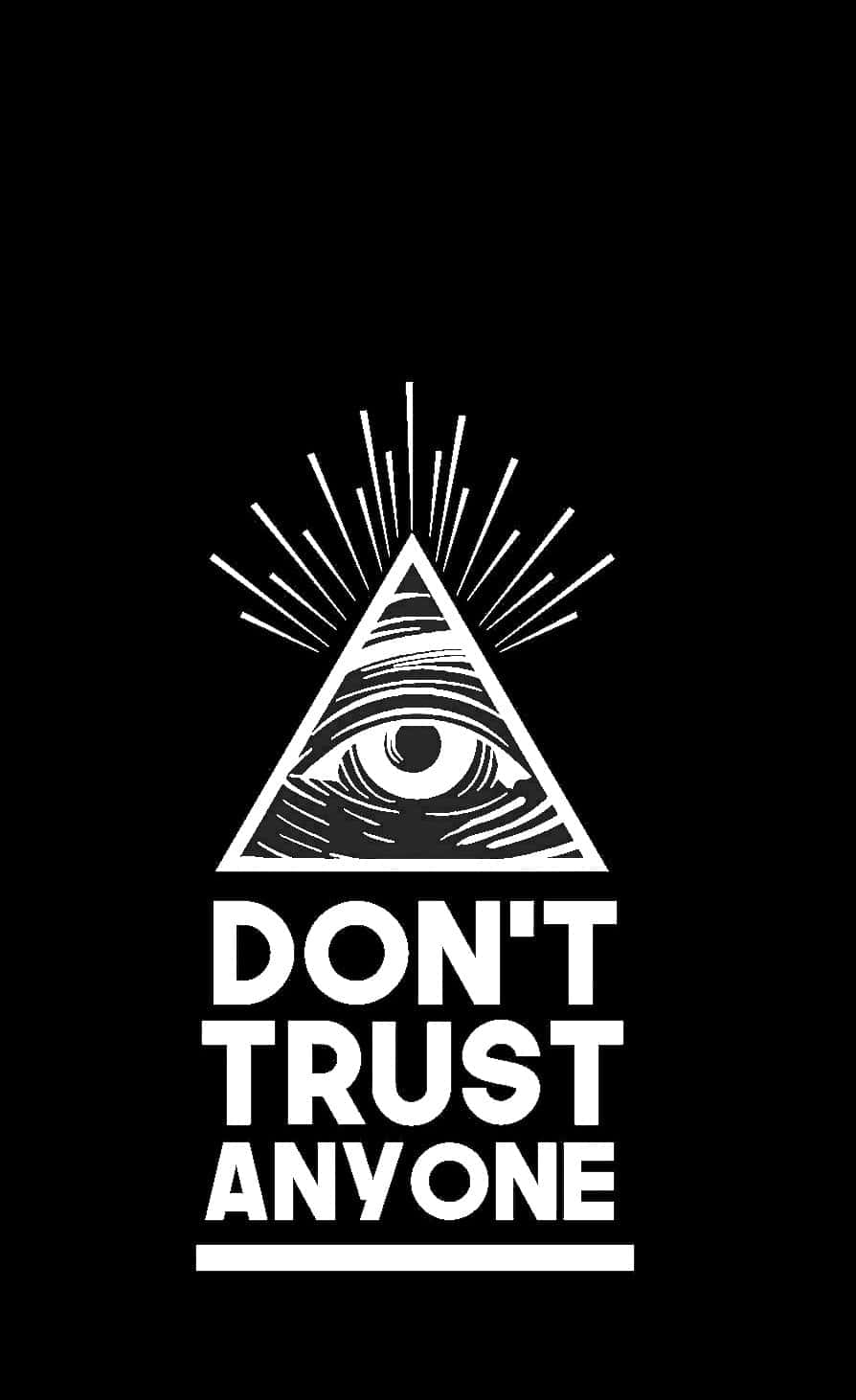 Don't Trust Anyone - T-shirt By Sassy Sassy