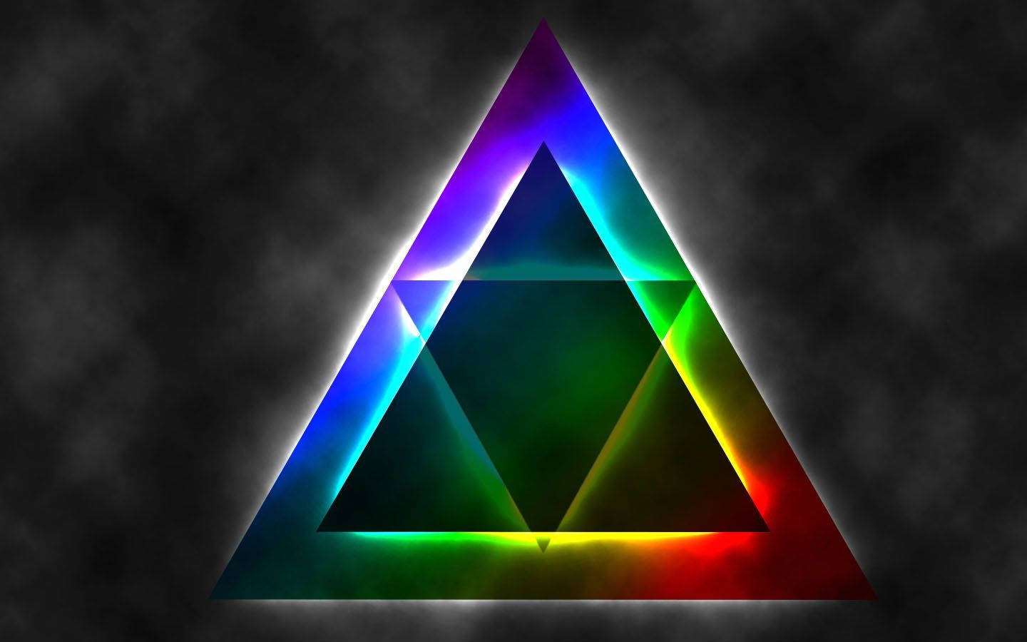 Illuminati Colorful Triangle Wallpaper