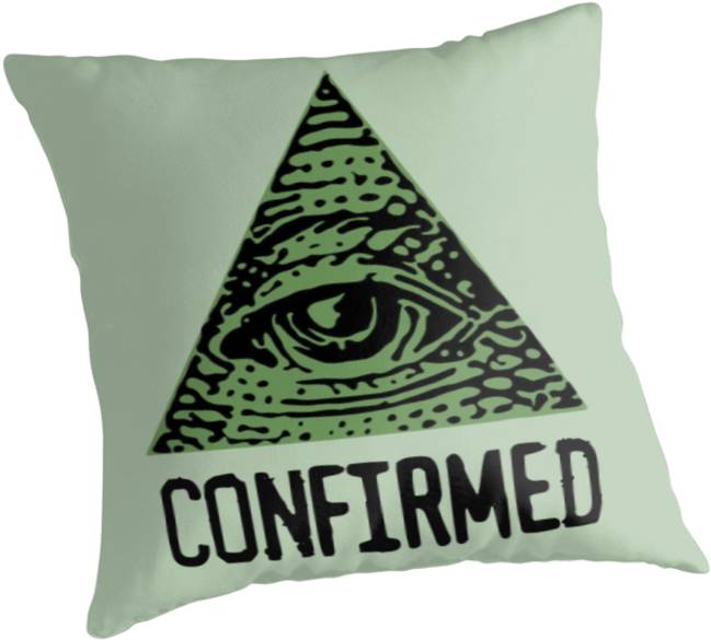 Illuminati Confirmed Pillow Design PNG