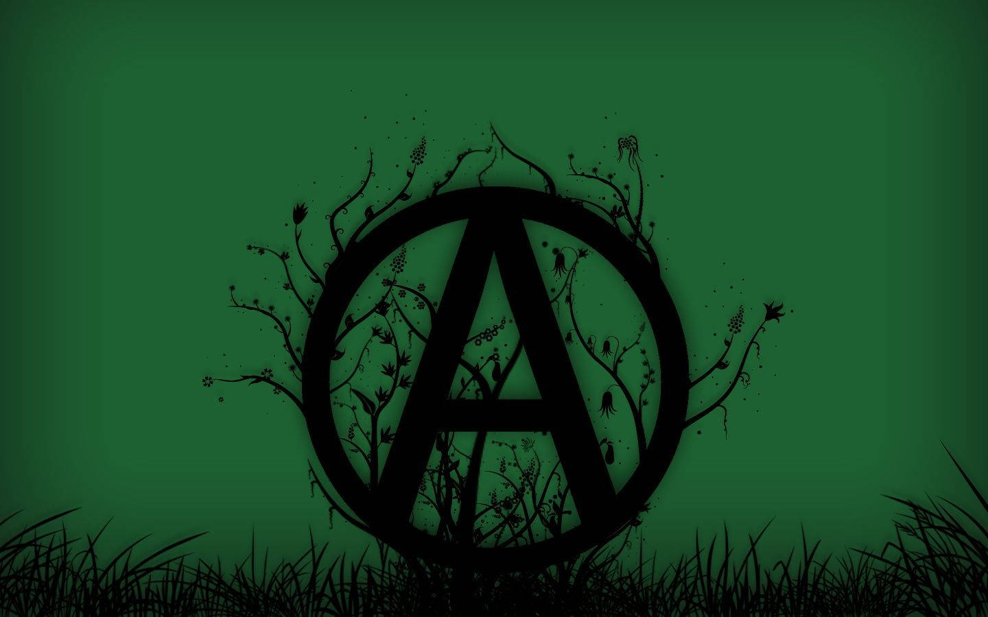 Anarchia Verde Degli Illuminati Sfondo