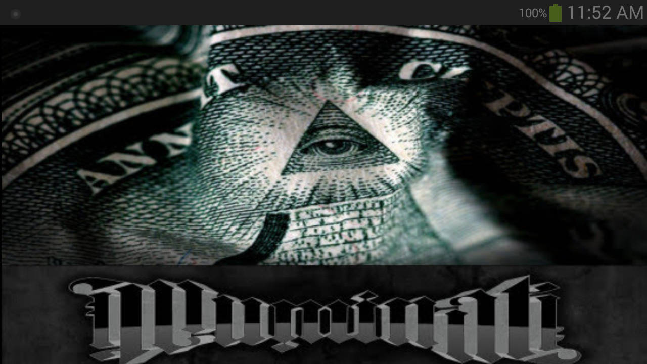 Illuminati Makro Shot Trekant Eye Wallpaper