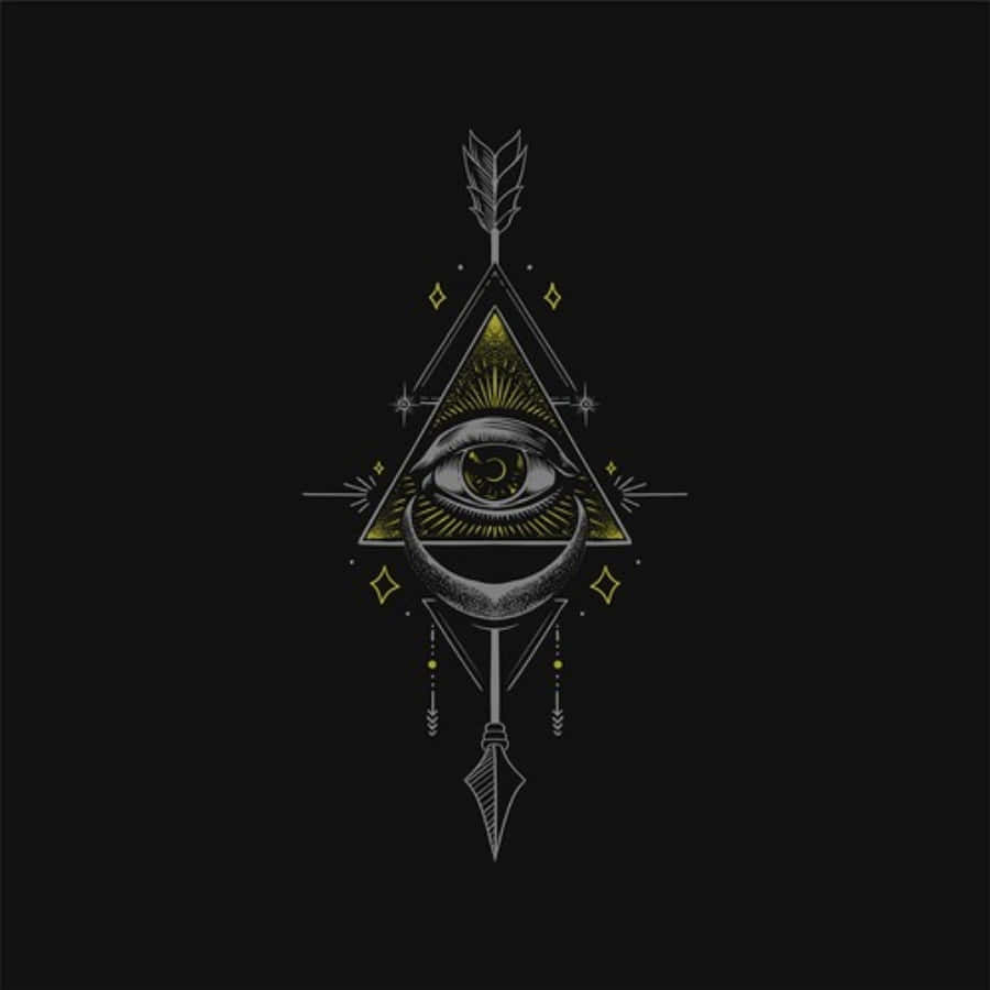 The Eye Of Providence Shining Through The Darkness
