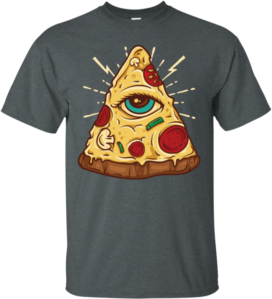 Illuminati Pizza T Shirt Design PNG