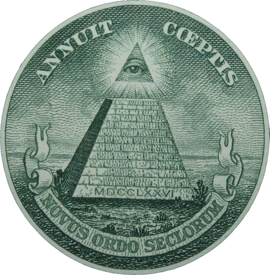 Illuminati Pyramid Eye Seal PNG
