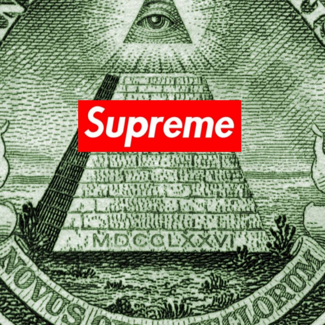Illuminati Supreme Triangle Wallpaper
