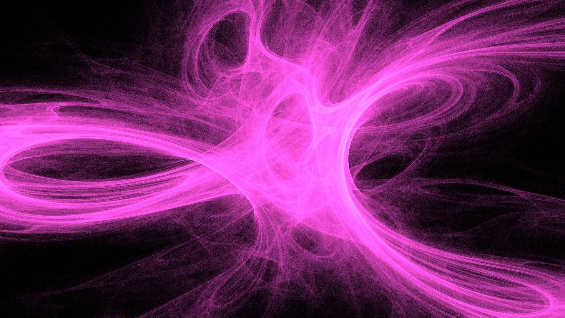 Illuminating Purple Fire Flames Against A Mystical Night Sky Wallpaper