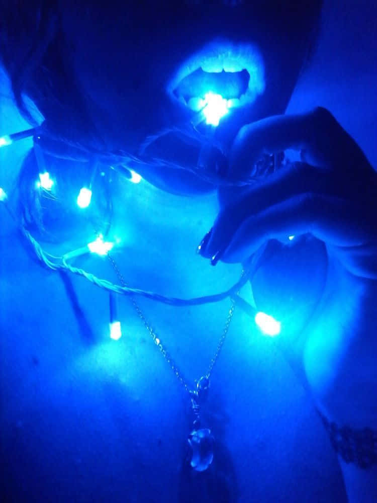 Illuminating The Ethereal - Neon Blue Aesthetic