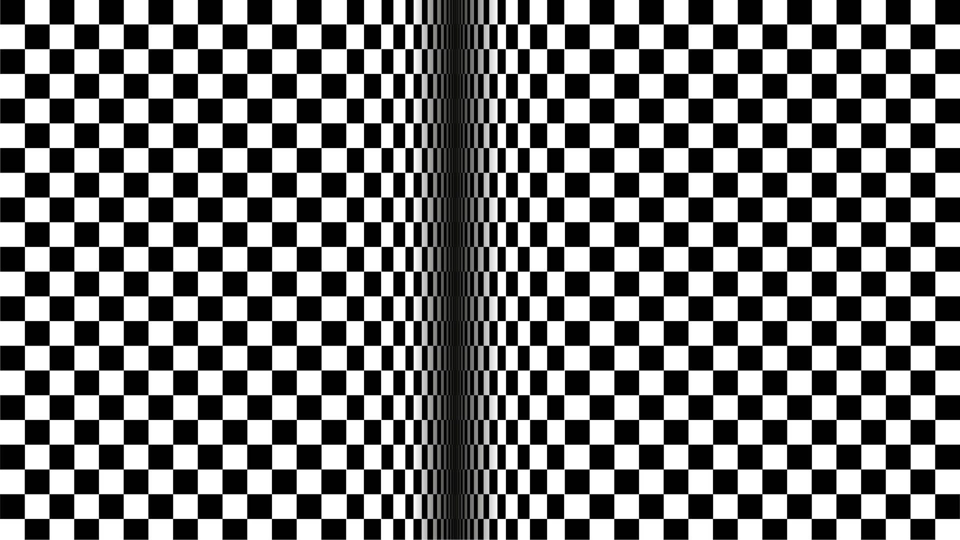 Illusion Black And White Boxes Wallpaper