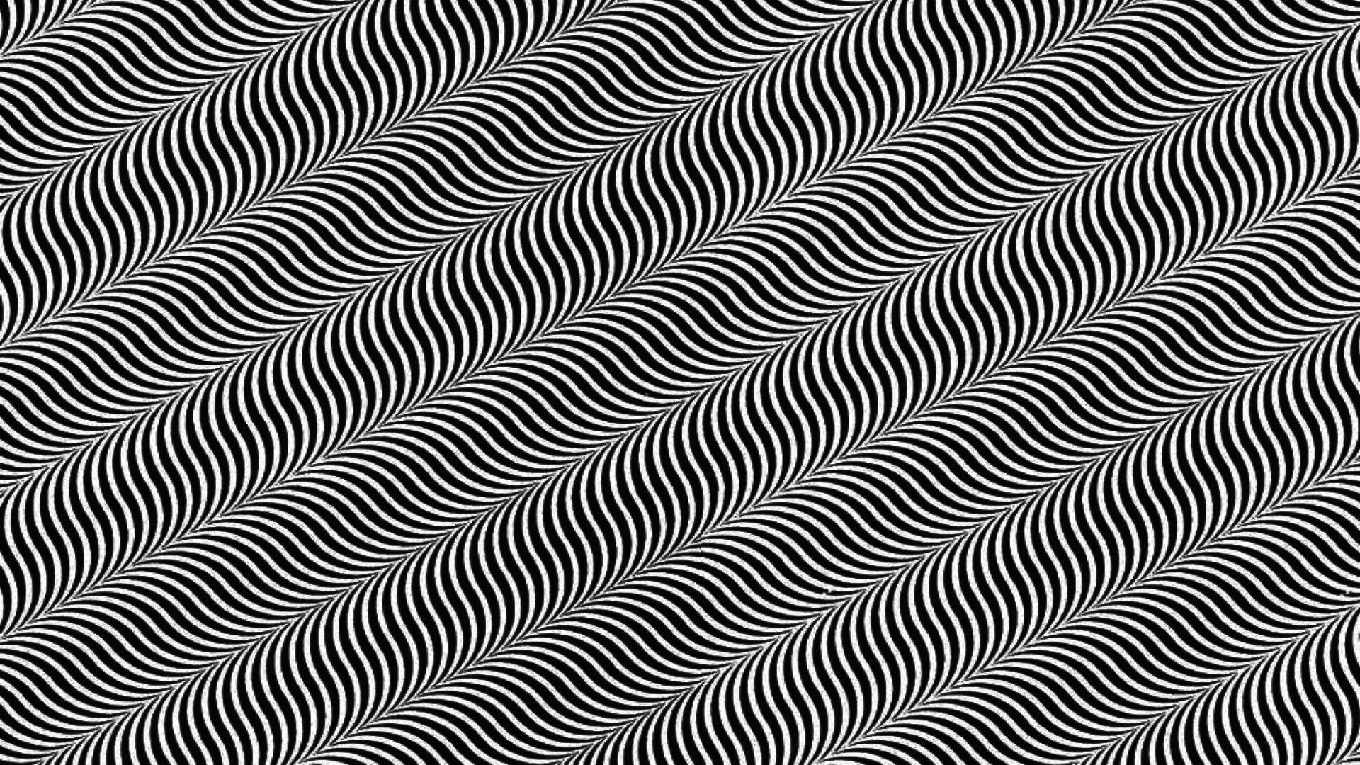 Illusion Swirly Linjer Wallpaper