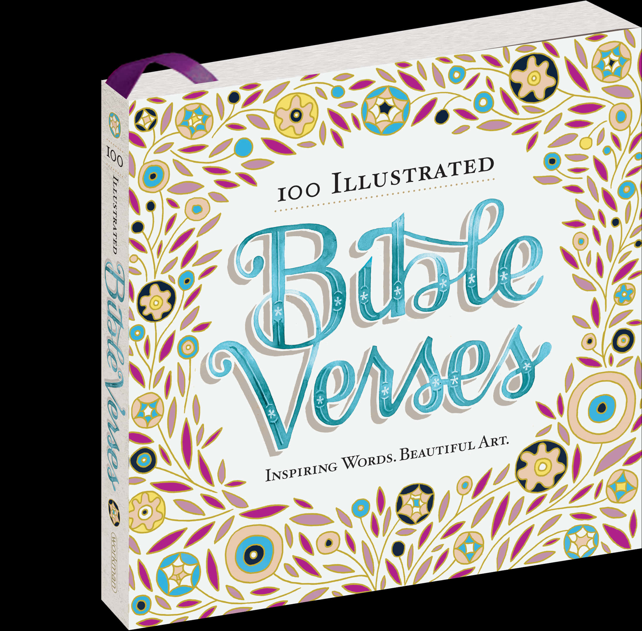 Illustrated Bible Verses Book Cover PNG