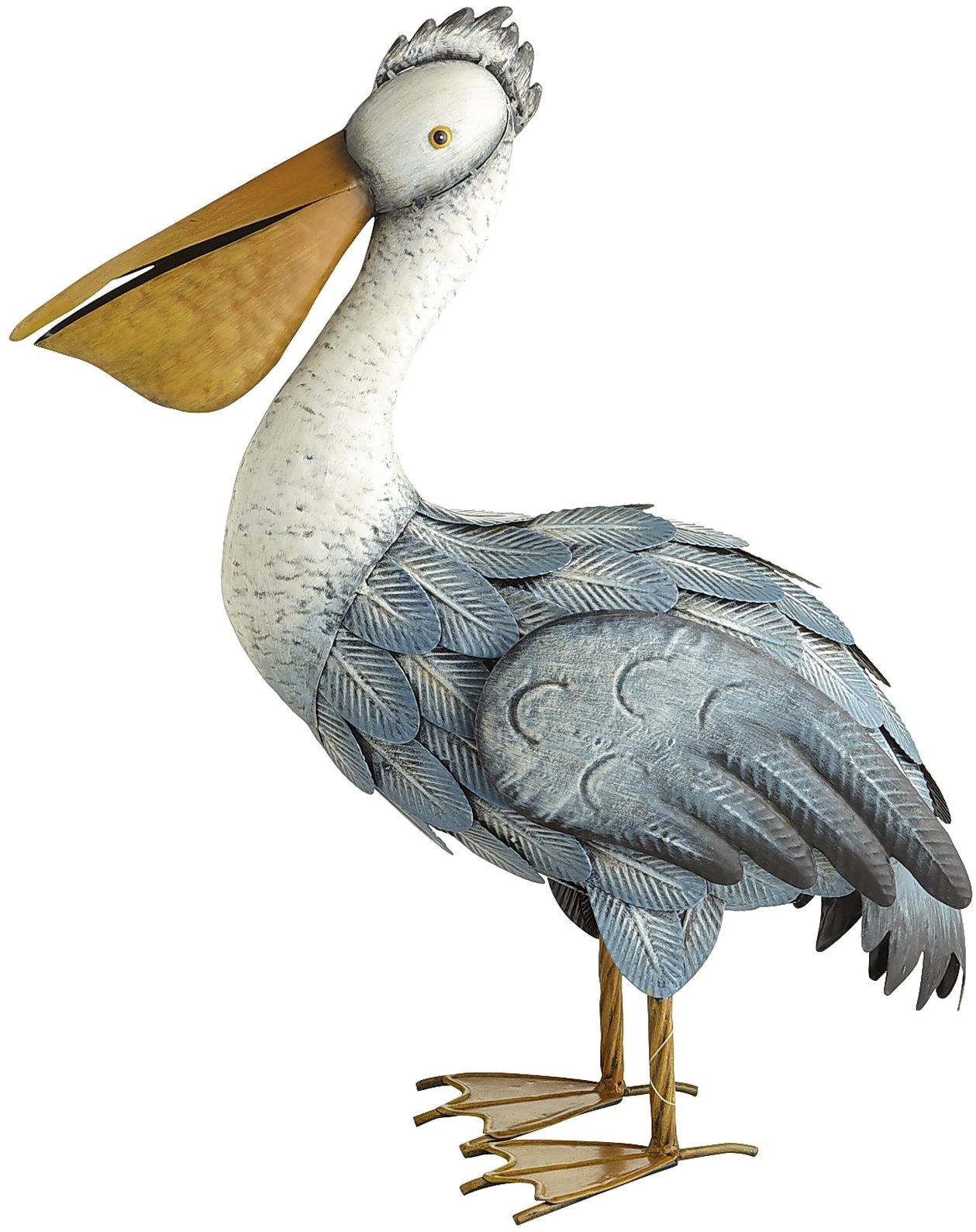 Illustrated Pelican Standing PNG