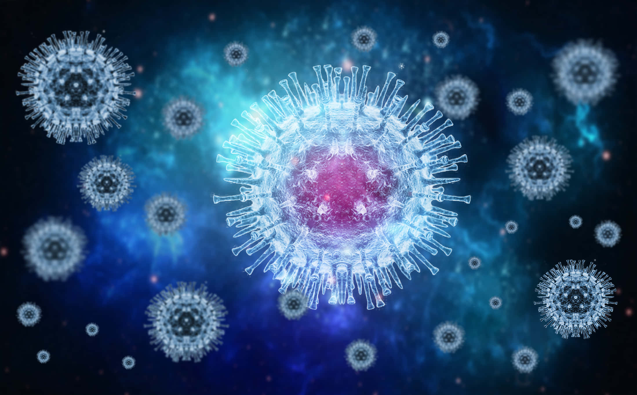 Illustration Of An Eligible Viral Infection Wallpaper