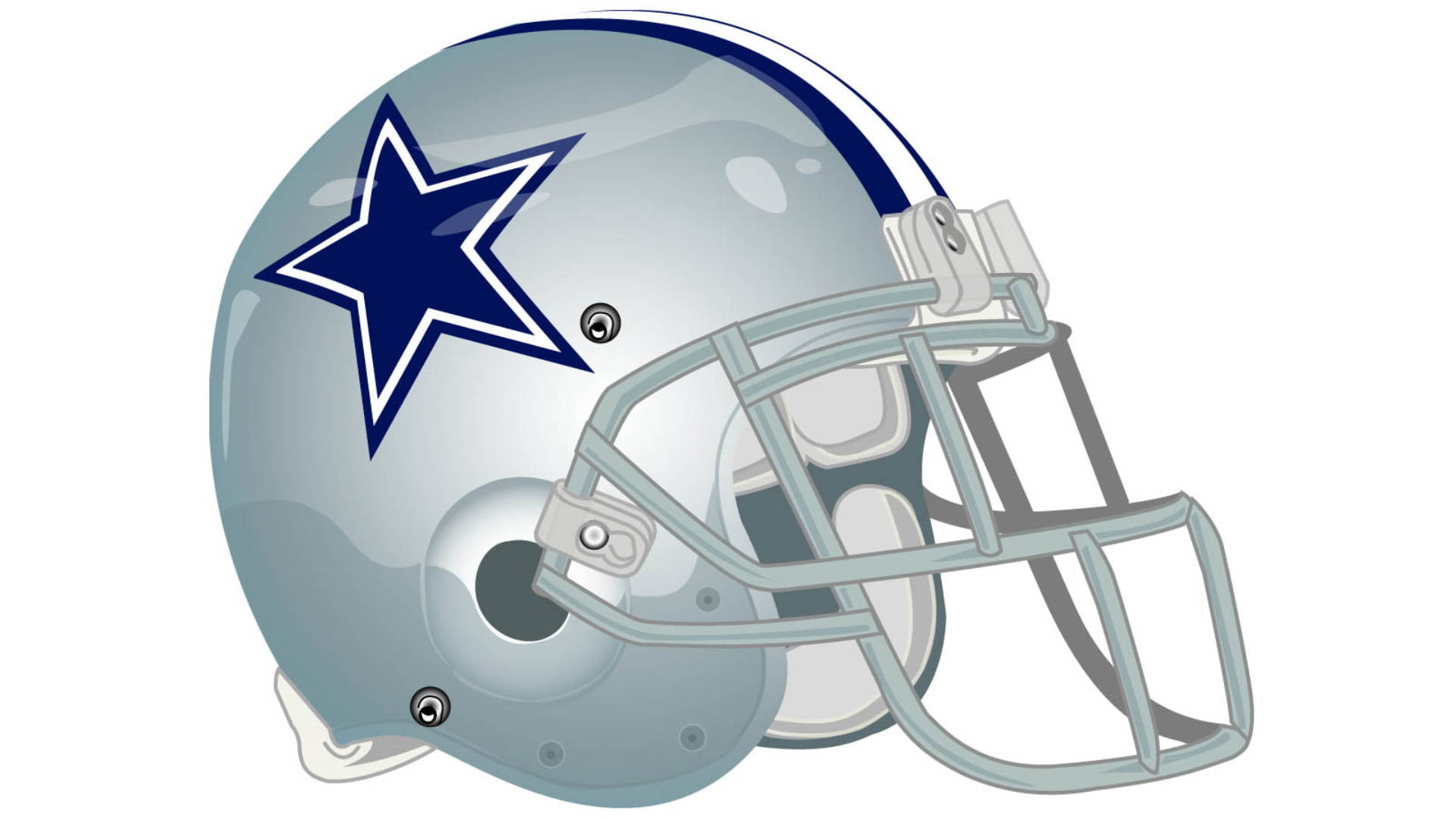 Illustration Of Awesome Dallas Cowboys Helmet Wallpaper