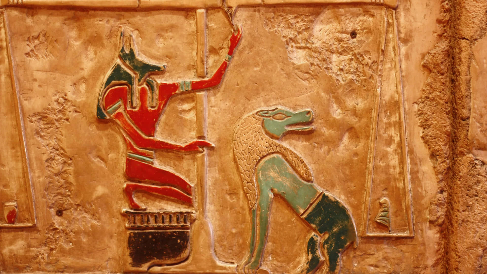 Ilmaestoso Paesaggio Dell'antico Egitto