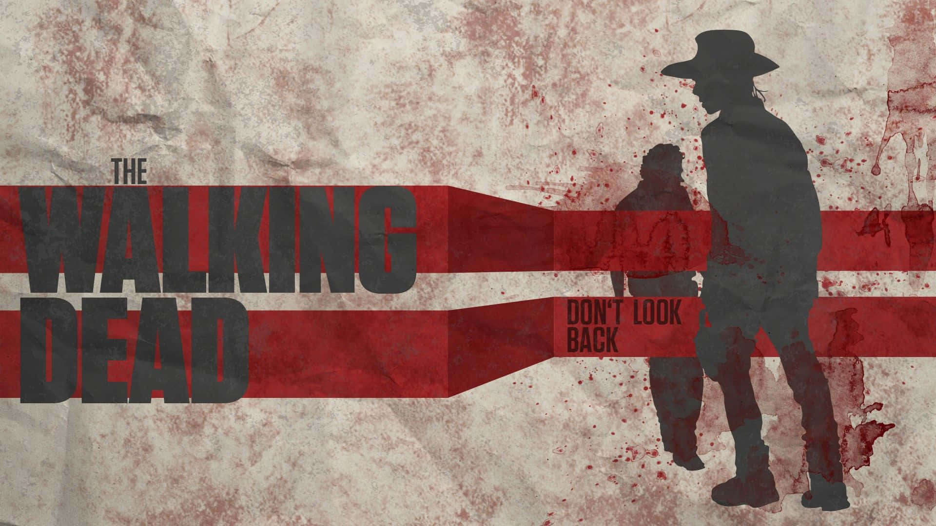 Ilposter Di The Walking Dead Con Rick Grimes E Gli Zombie In Un'atmosfera Spettrale