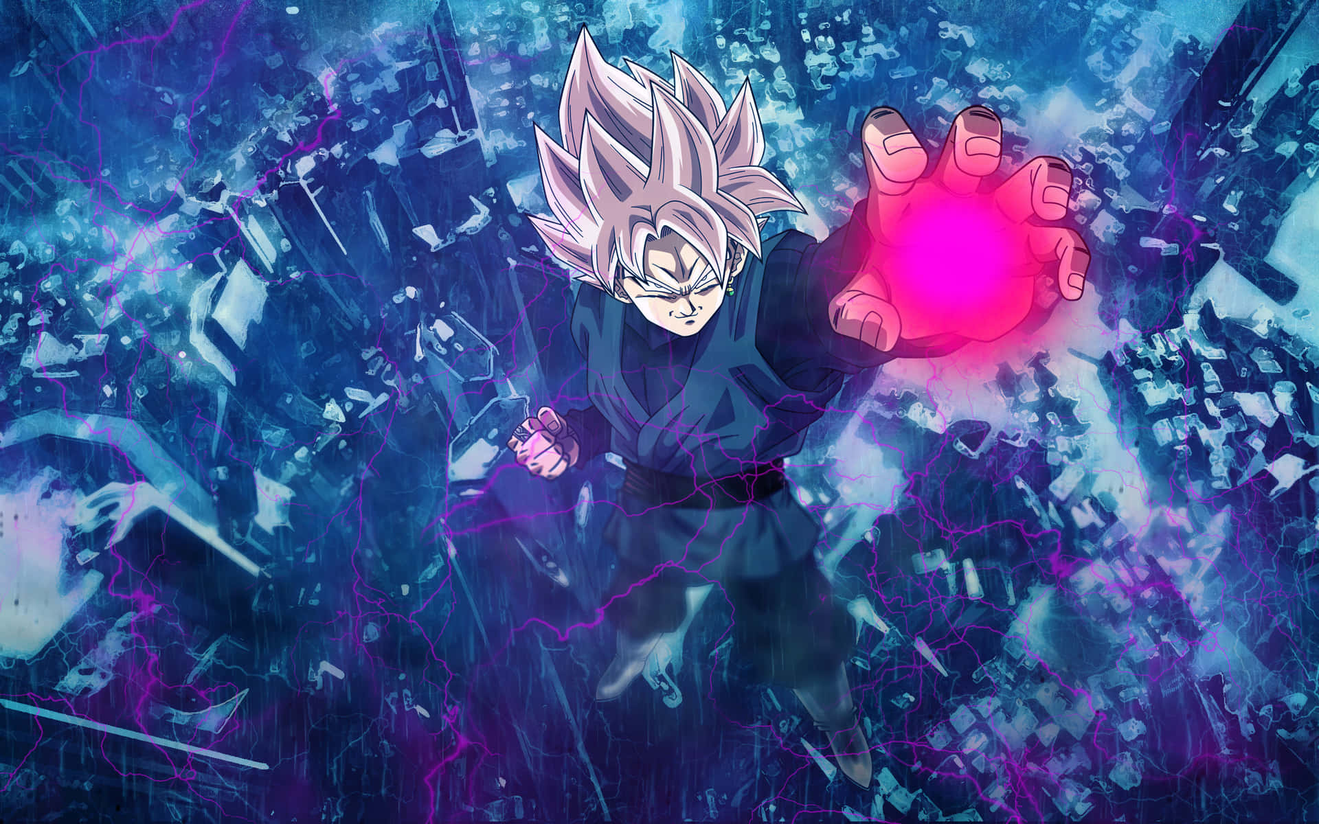 Ilpotente Goku Black In Azione Impavida