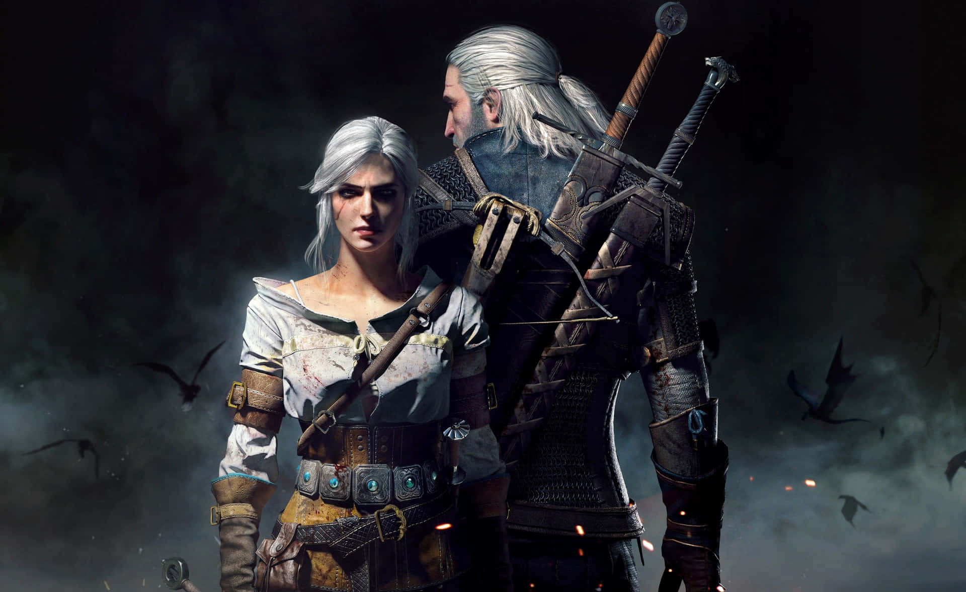 Ilwitcher Geralt Di Rivia In Un Panorama Mozzafiato