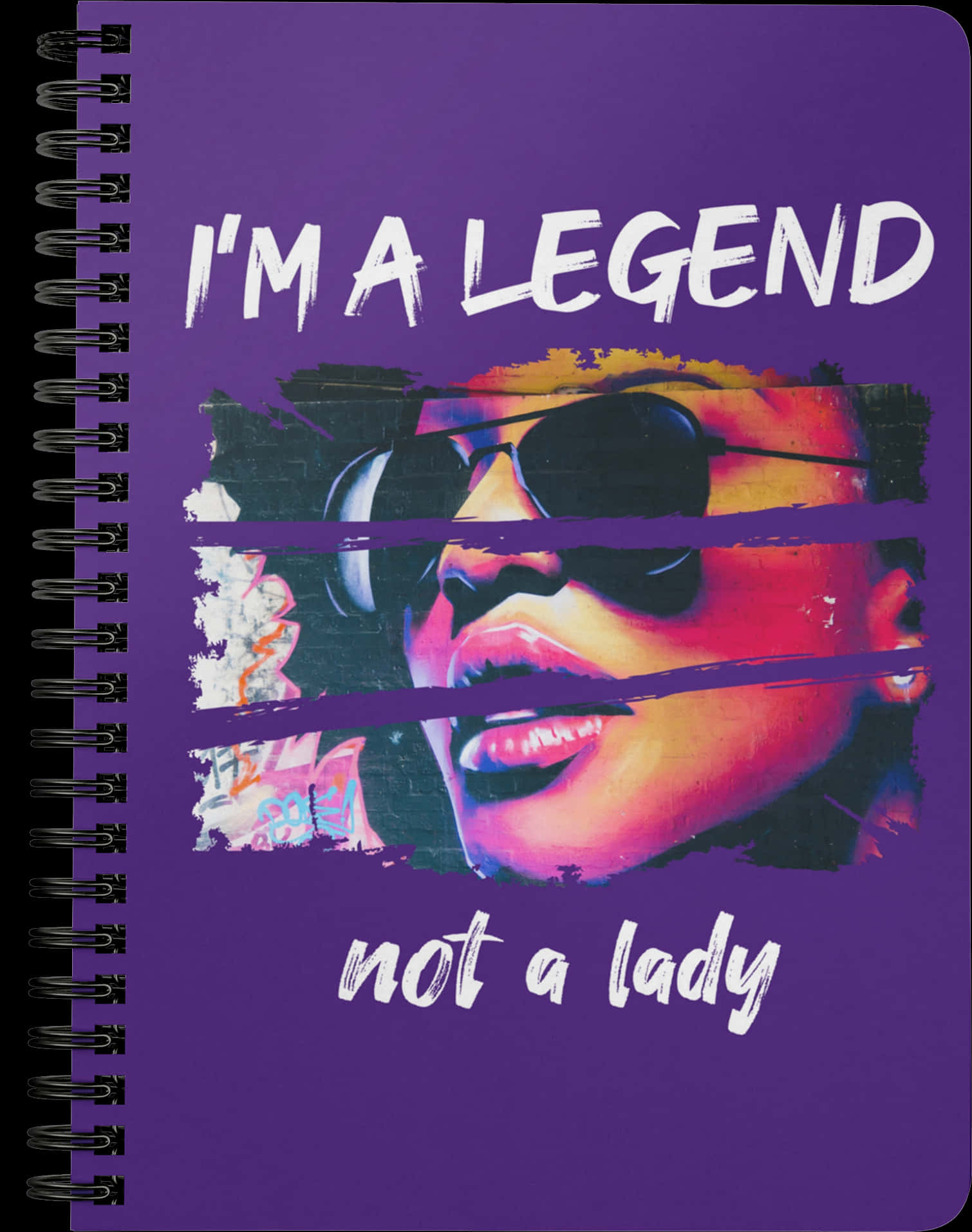Im A Legend Notebook Cover PNG
