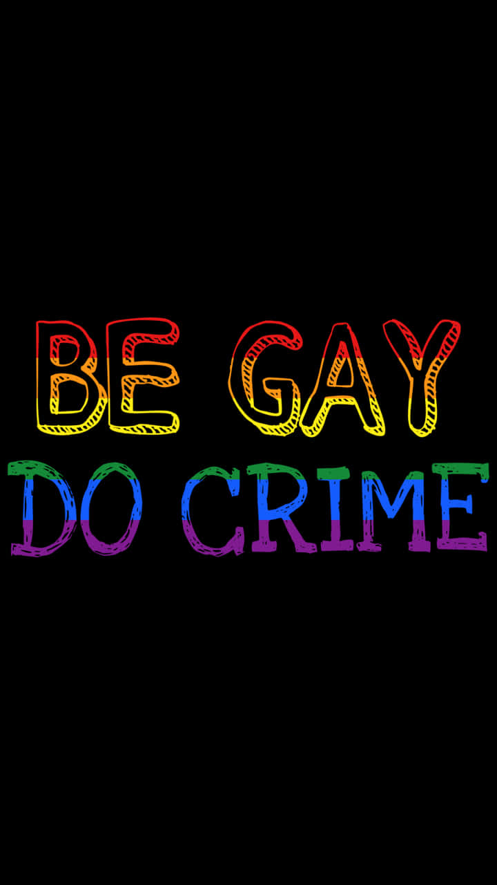 "It's ok to be who you are - Im Gay!" Wallpaper