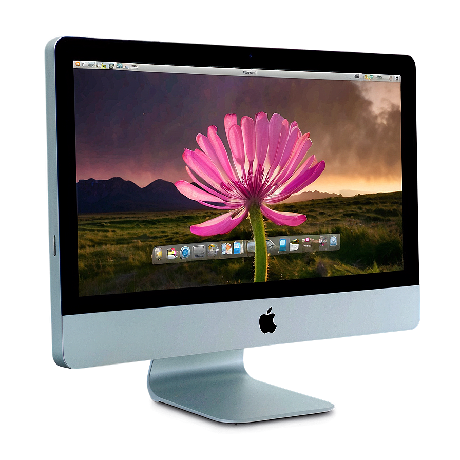 Imac With Dual Screens Png 05252024 PNG
