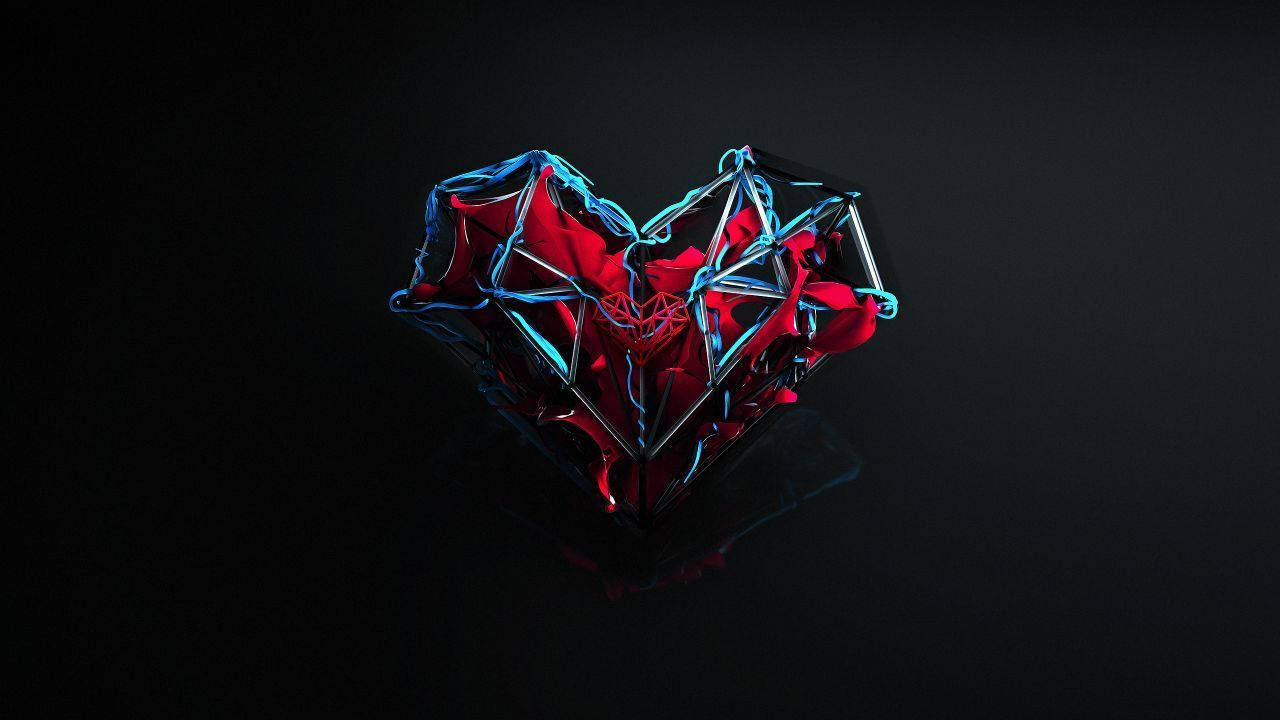 Image Of Dark Heart 3d Art Wallpaper