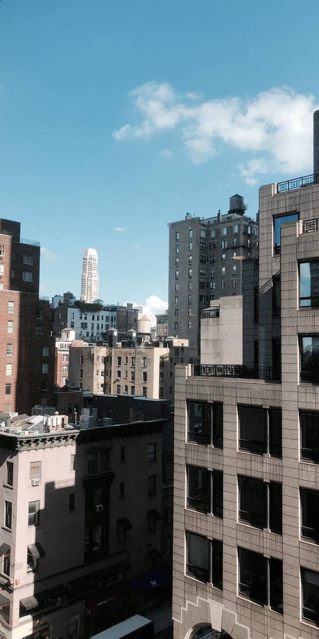 Immaginedi Grattacieli Estetici Di New York Sfondo