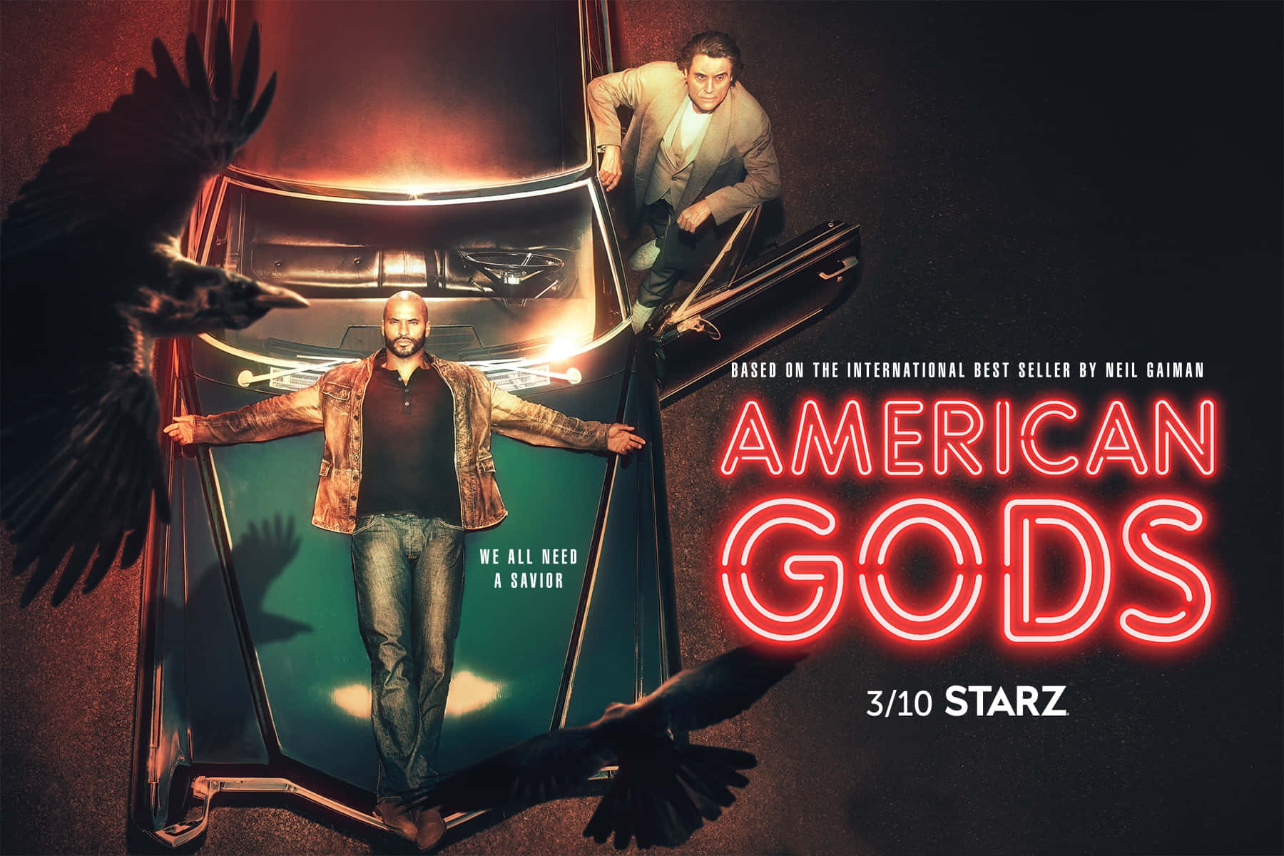 Imágenesde American Gods (context: Computer Or Mobile Wallpaper)