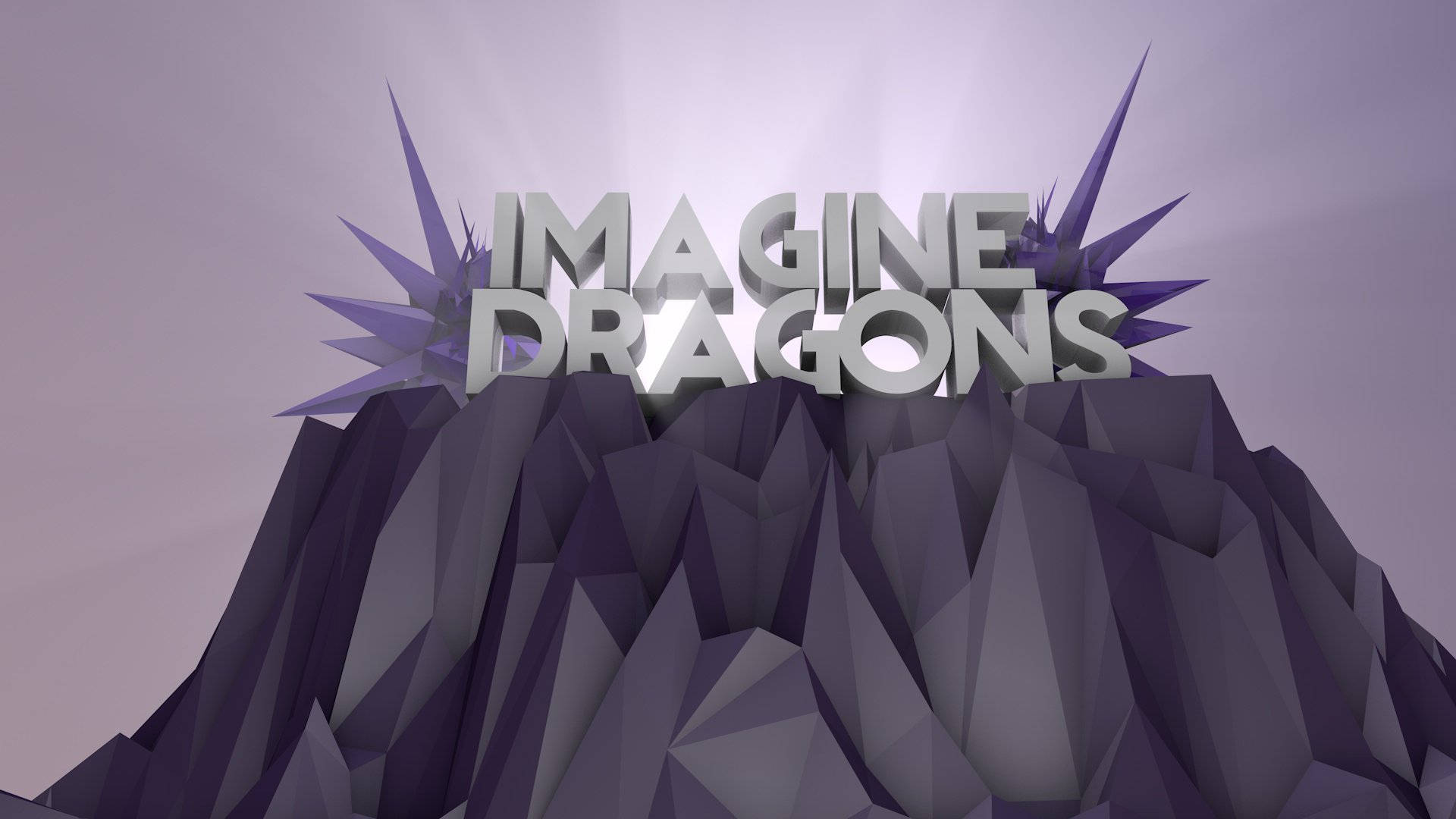 Imagine Dragons Band Name Art Wallpaper
