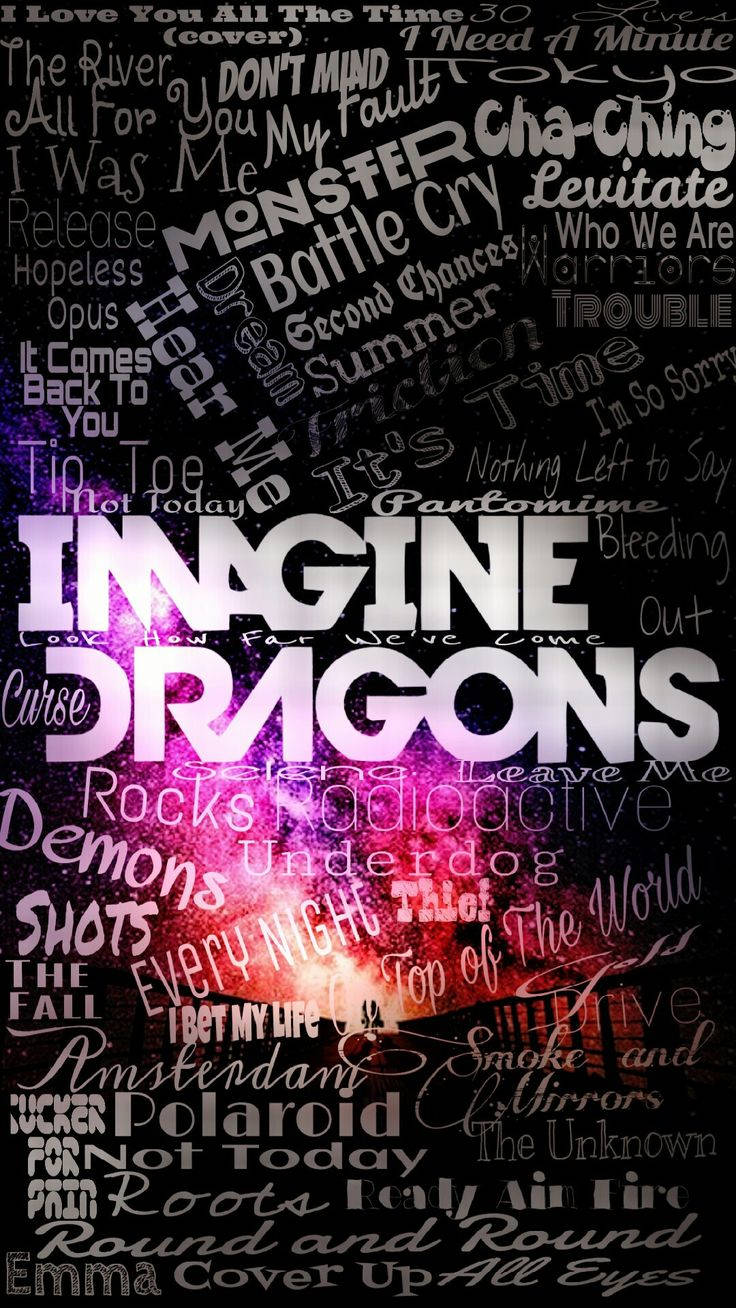 Imagine Dragons Song Titles Background