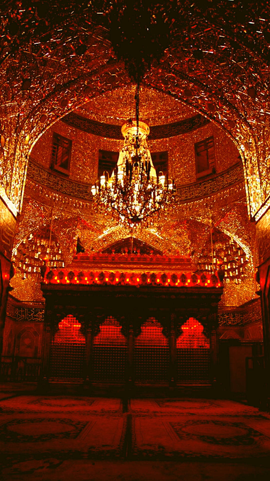 Imam Hossain Shrine Interior Karbala Wallpaper