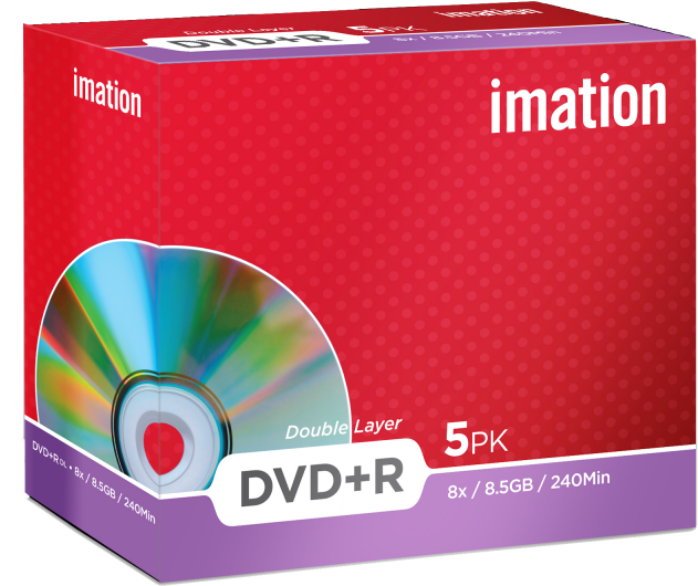 Imation Double Layer D V D Pack PNG