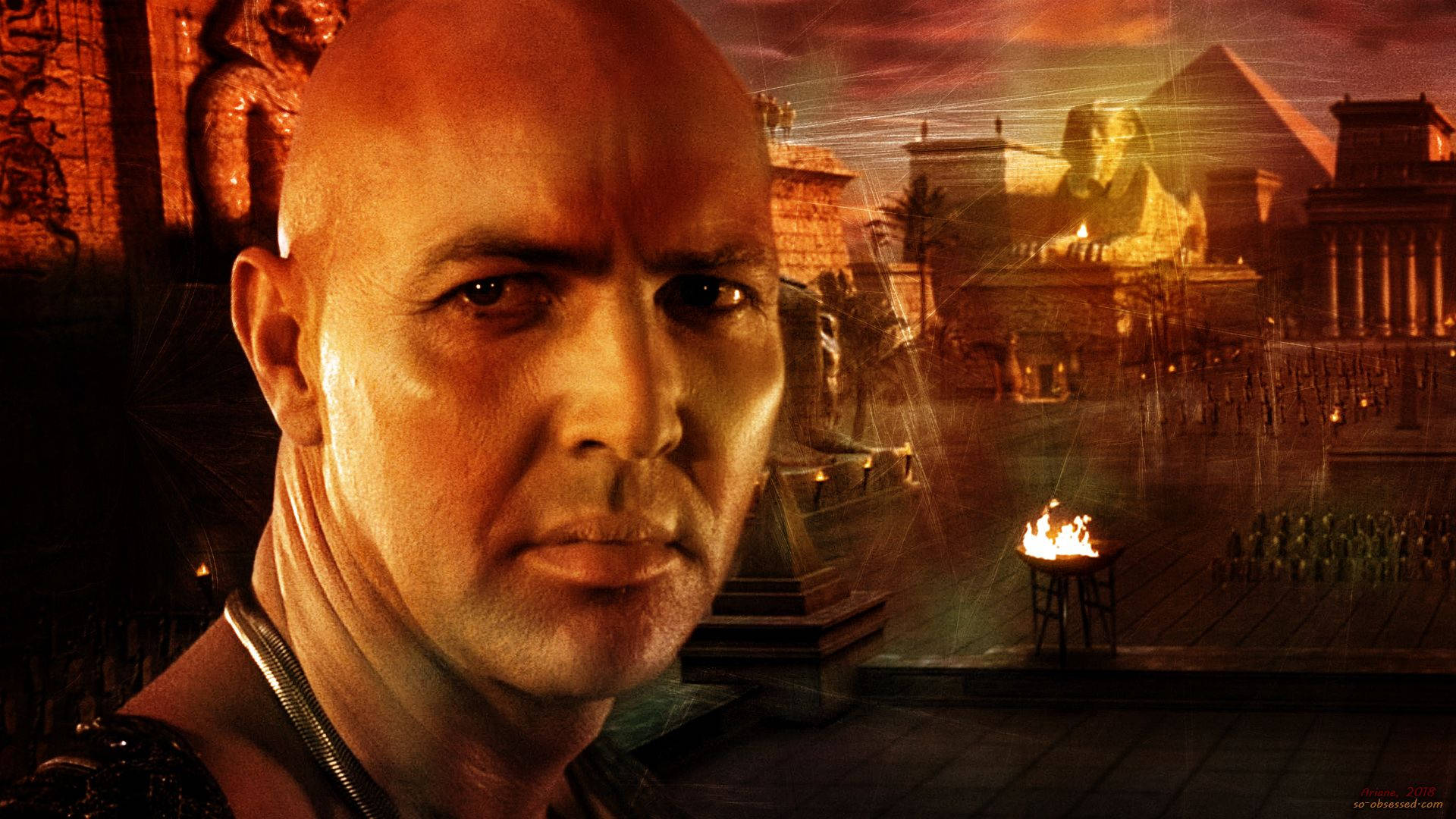 Imhotep Arnold Vosloo Farlig Stare Wallpaper