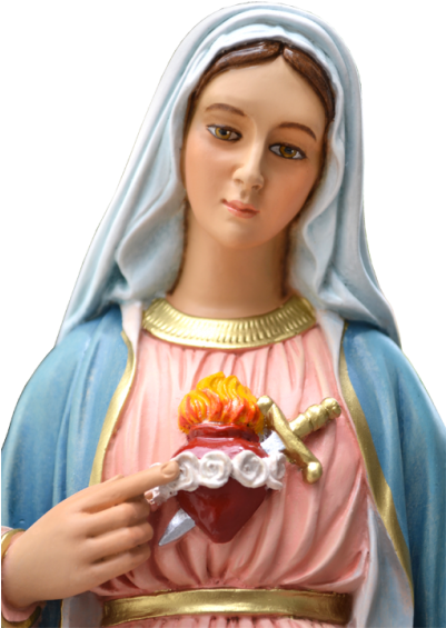 Immaculate Heartof Mary Statue PNG