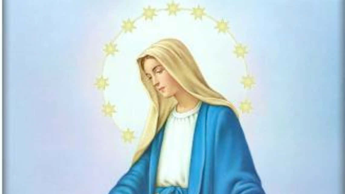 Immaculate Mary Side View Wallpaper