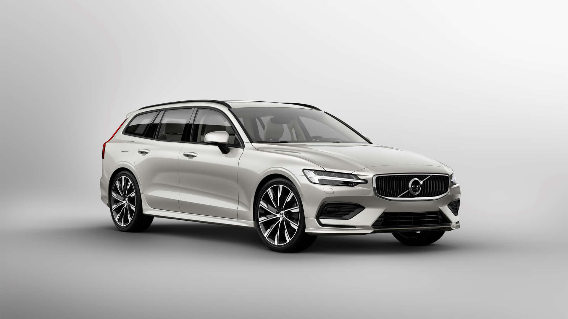 Immaculate Volvo V60 In Natural Scenery Wallpaper