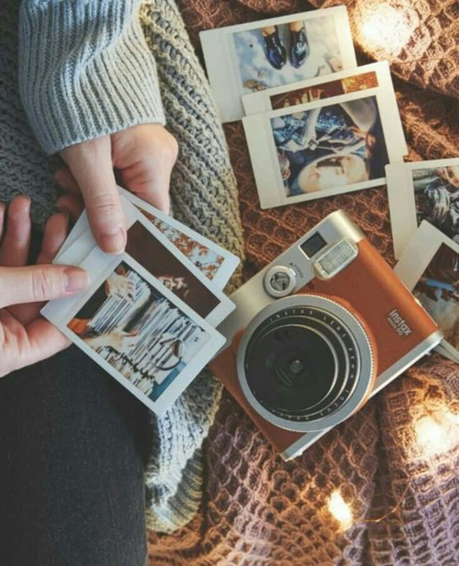 Immaginedi Una Fotocamera Polaroid