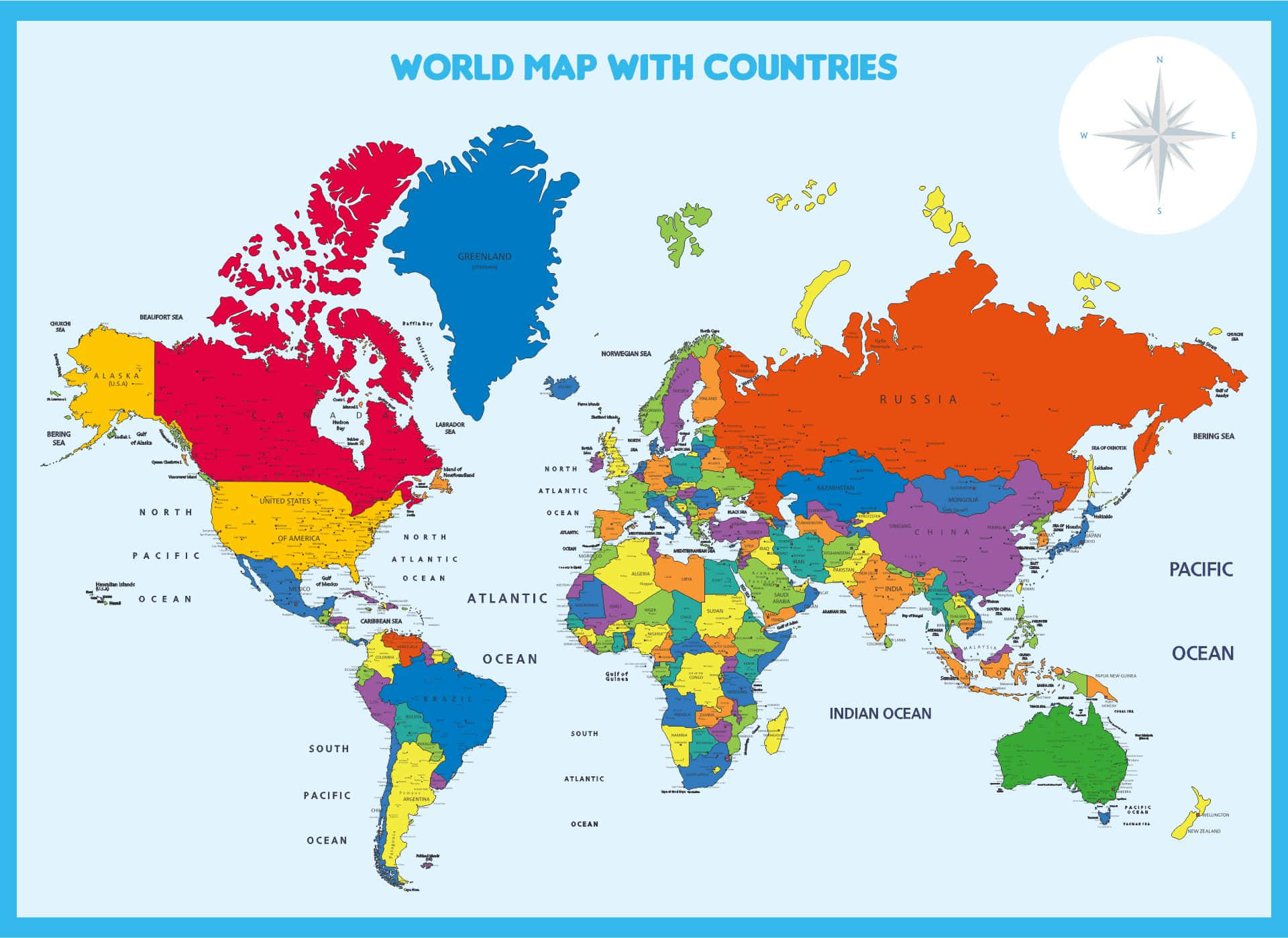 Immaginidella Mappa Del Mondo