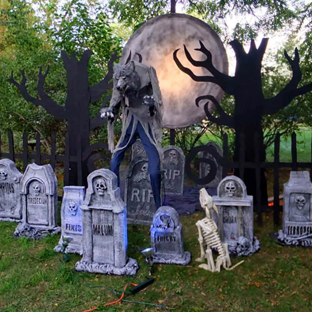 Immaginidi Decorazioni Per Halloween Con Licantropo.