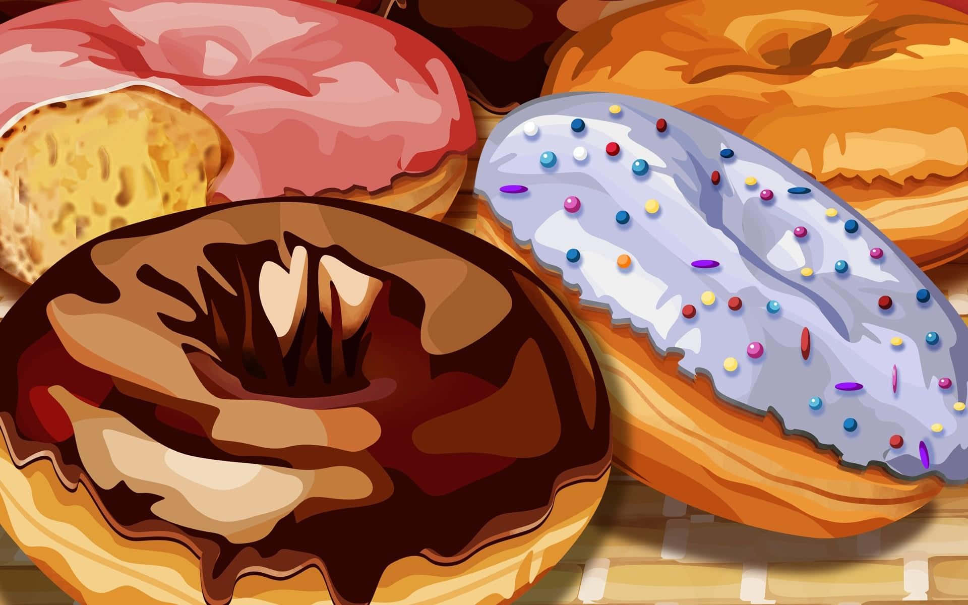 Immaginidi Donuts (computer O Mobile Wallpaper)
