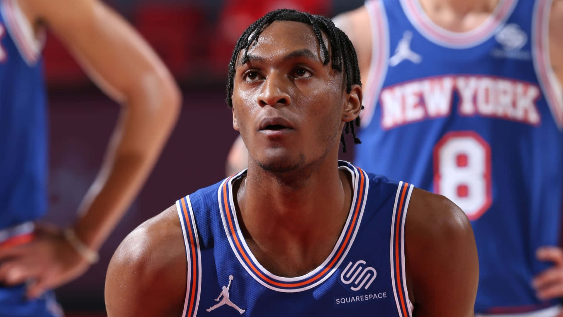 Momento Enfocado De Immanuel Quickley Fondo de pantalla