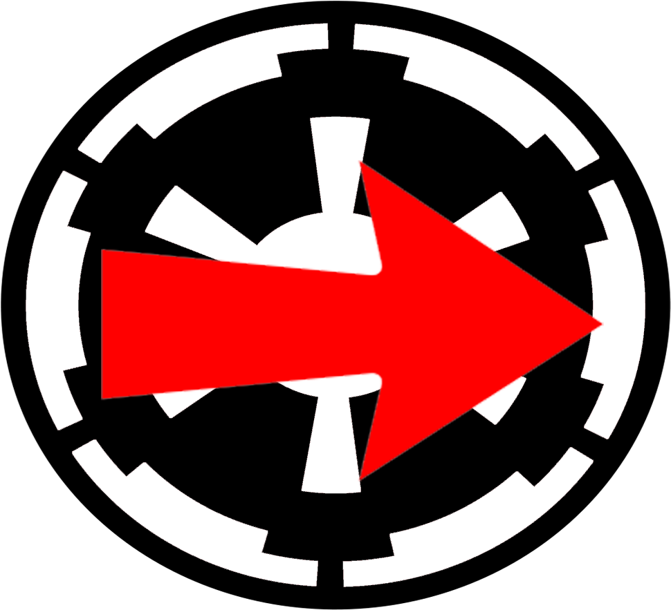 Imperial Cog Red Arrow PNG