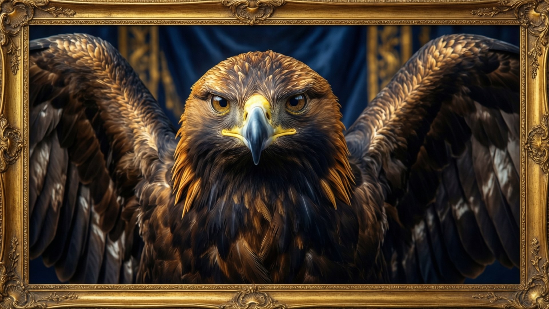 Imperial Eagle Portrait Wallpaper