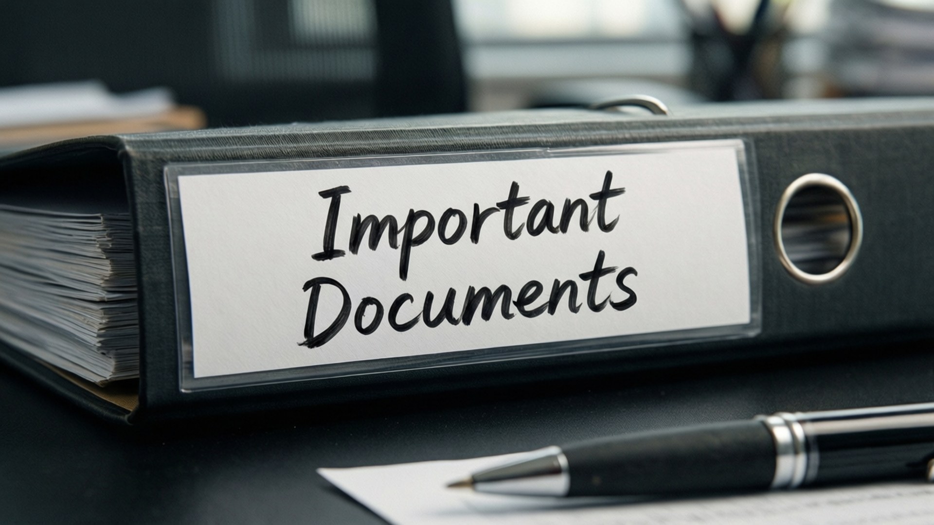 Important Documents Folder Wallpaper