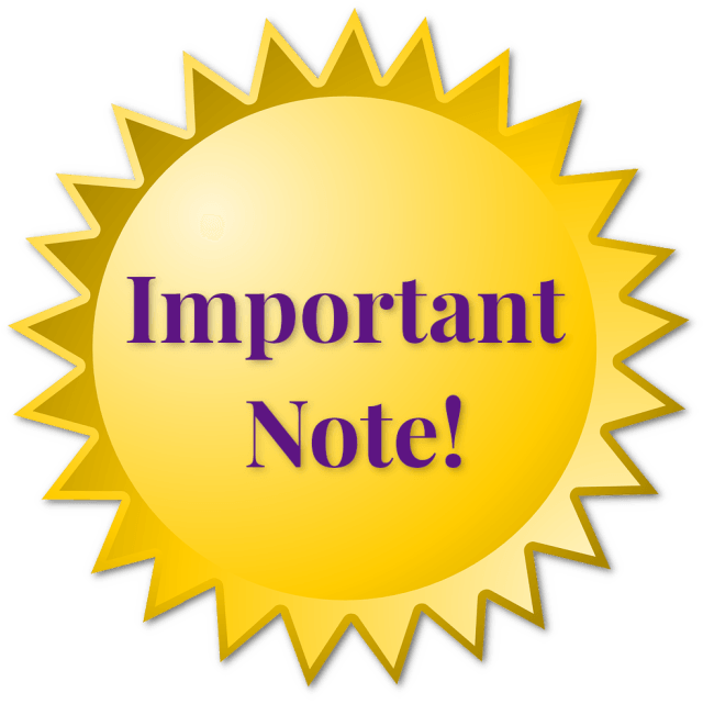 Important Note Seal Graphic PNG